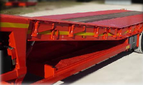 Coffre ouvert sous chassis