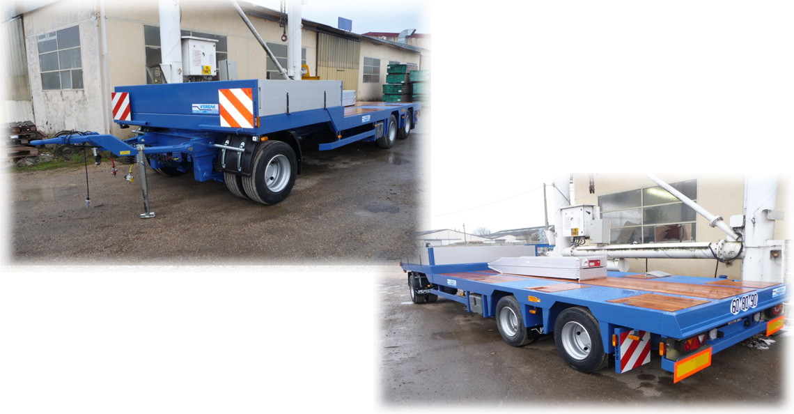 Porte-engin 3 essieux