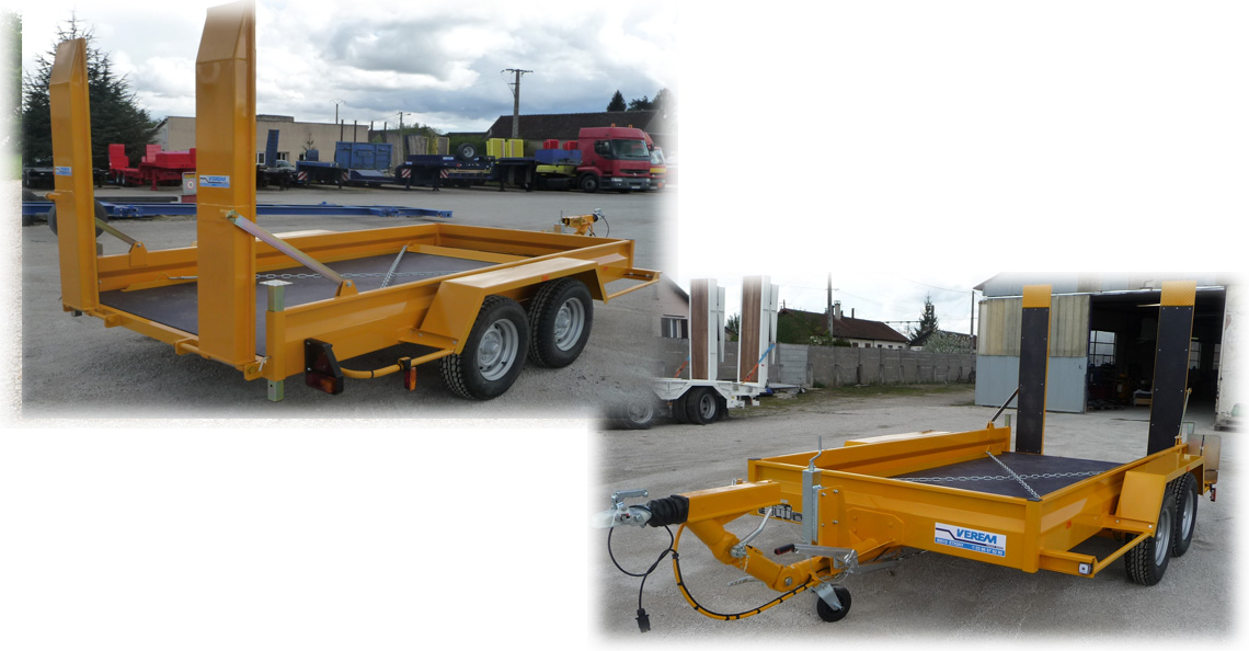 Porte rouleaux 2 essieux